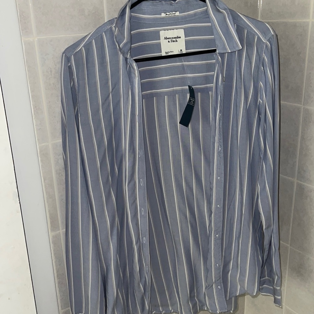 Abercrombie and Fitch boyfriend button down